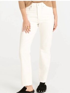 J. Crew Slim White Jeans